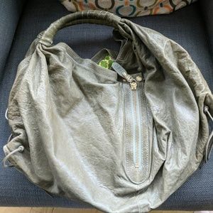 orYANI Leather Hobo bag